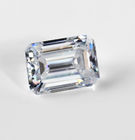 Lab Created Clear 1.5 Carat Moissanite Gemstones / Diamonds Moissanite Emeraldt Cut