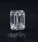 Lab Created Clear 1.5 Carat Moissanite Gemstones / Diamonds Moissanite Emeraldt Cut